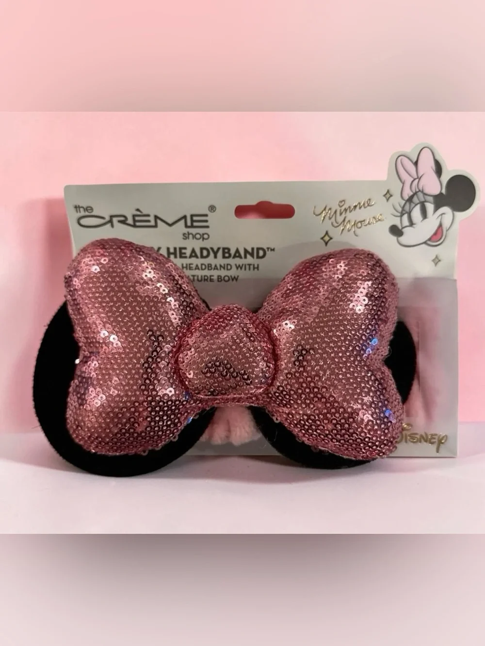 The Crème Shop x Disney 3D Teddy Headyband Minnie Mouse